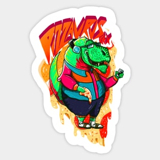 Pizzaurus Rex Sticker